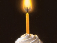 Cupcake with Candle